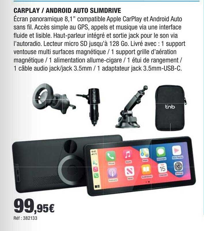 CARPLAY / ANDROID AUTO SLIMDRIVE