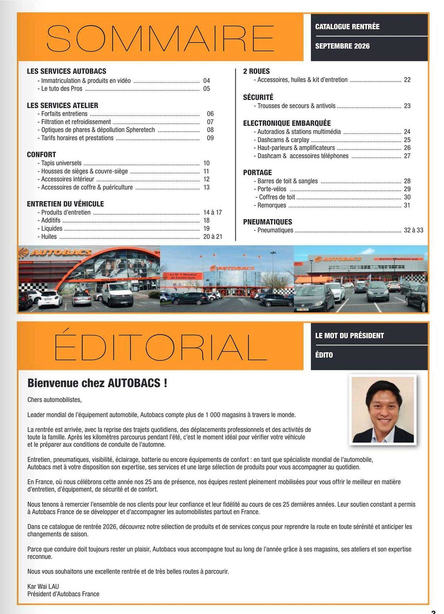 CATALOGUE RENTRÉE SEPTEMBRE 2026