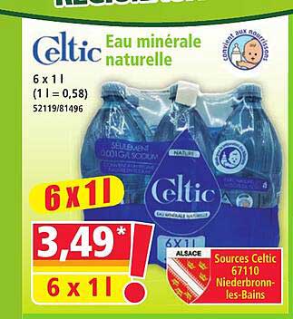 Celtic Eau minérale naturelle