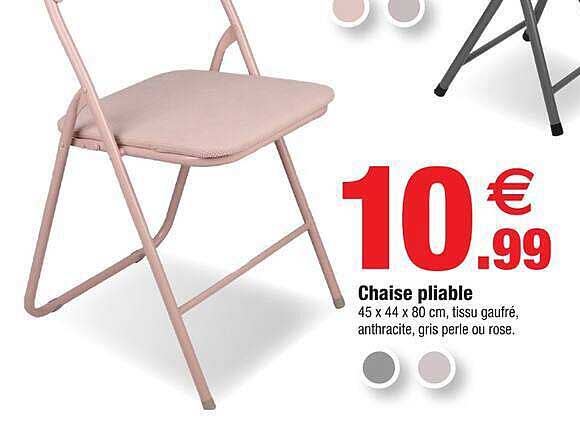 Chaise pliable