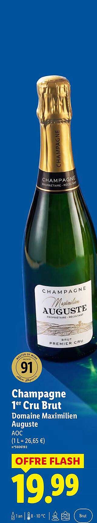 Champagne 1er Cru Brut Domaine Maximilien Auguste