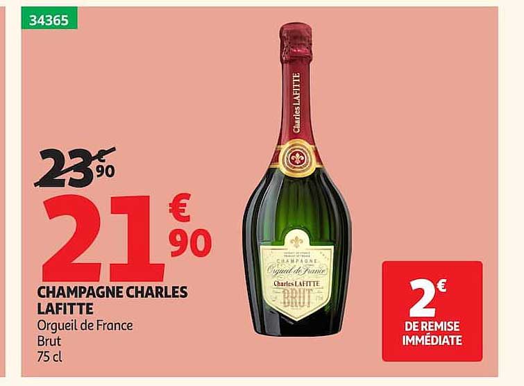 CHAMPAGNE CHARLES LAFITTE Orgueil de France Brut 75 cl