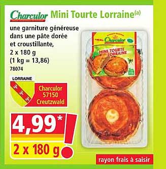 Charculor Mini Tourte Lorraine(a)