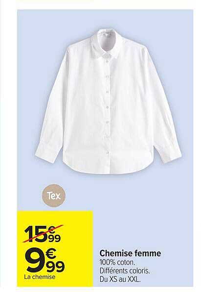 Chemise femme