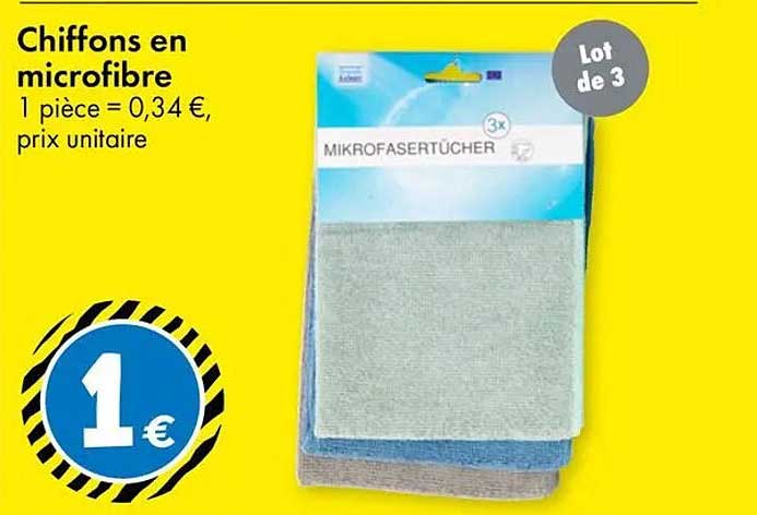 Chiffons en microfibre