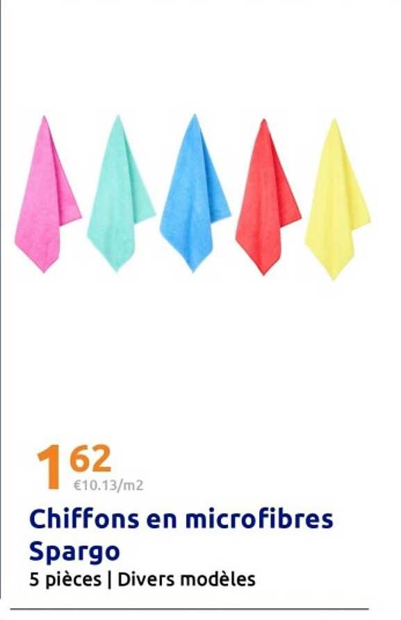 Chiffons en microfibres Spargo