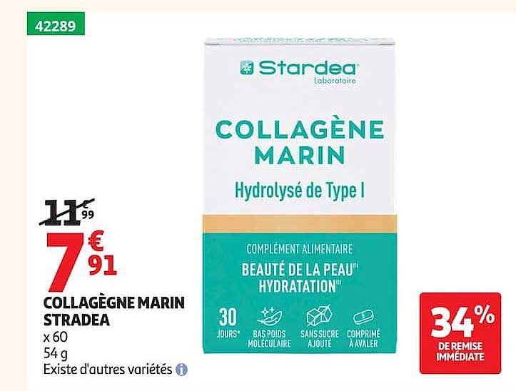 COLLAGÈNE MARIN STRADEA x 60 54 g