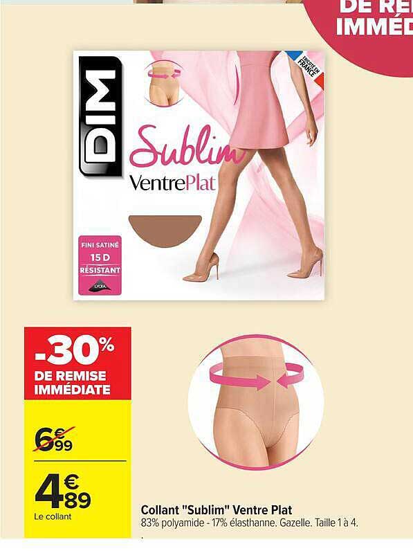 Collant "Sublim" Ventre Plat