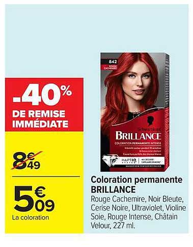 Coloration permanente BRILLANCE