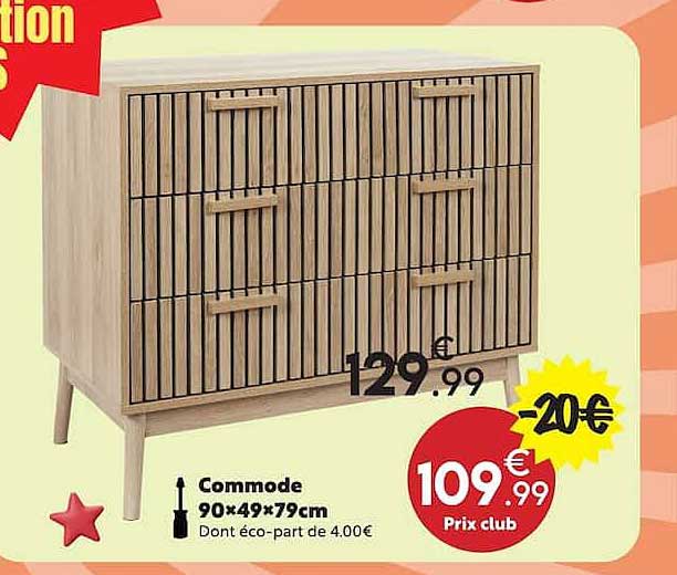 Commode 90×49×79cm