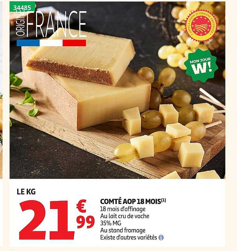 COMTÉ AOP 18 MOIS