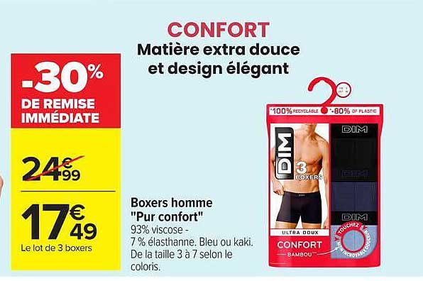 CONFORT Matière extra douce et design élégant