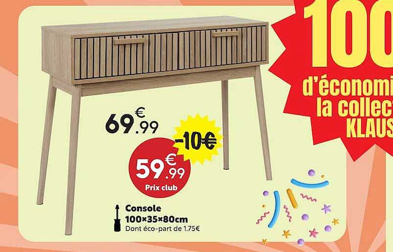 Console 100x35x80cm