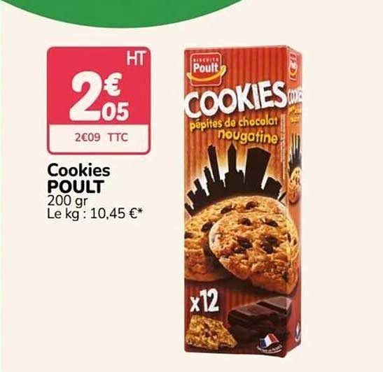 Cookies POULT 200 gr