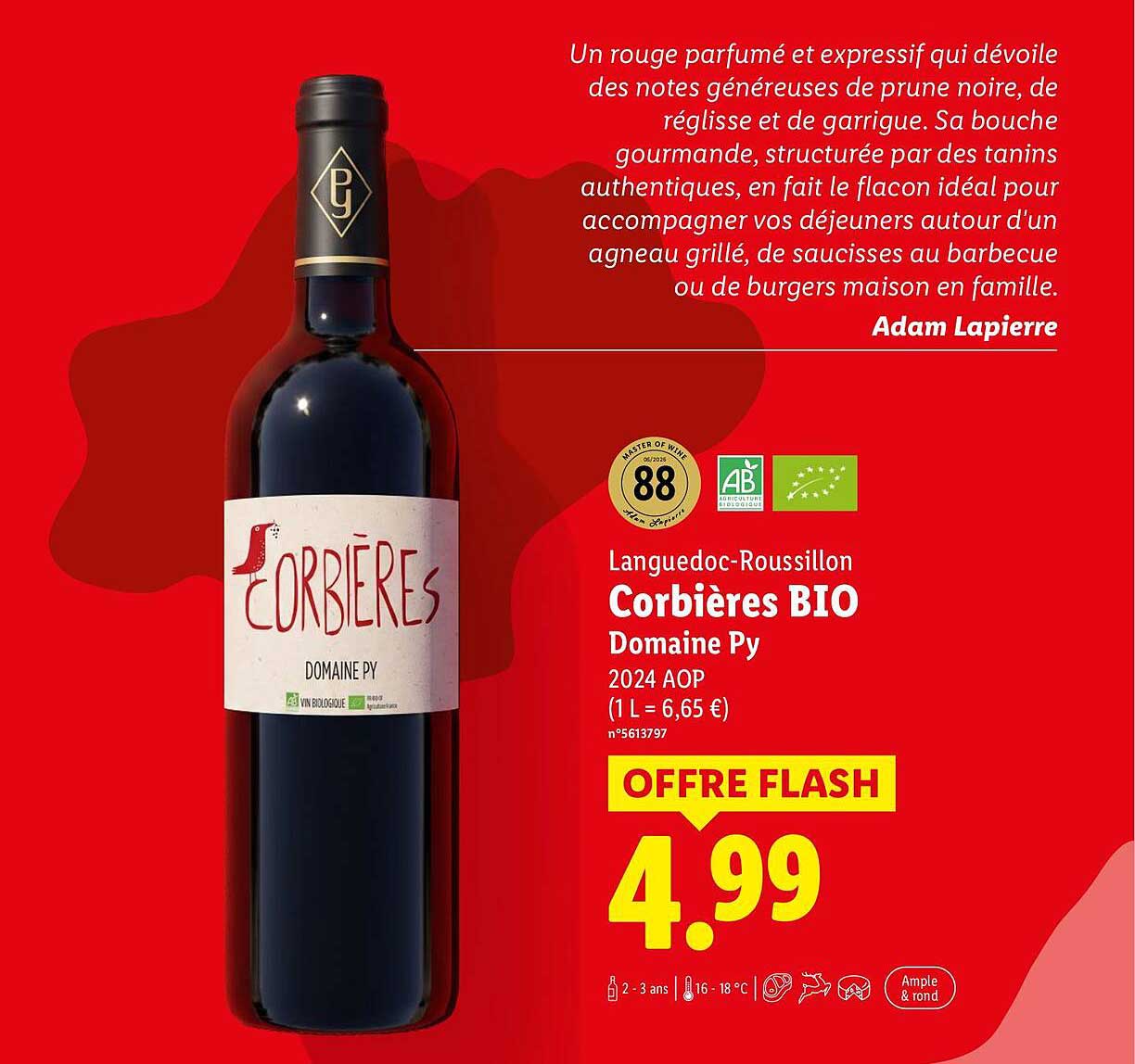 Corbières BIO Domaine Py 2024 AOP