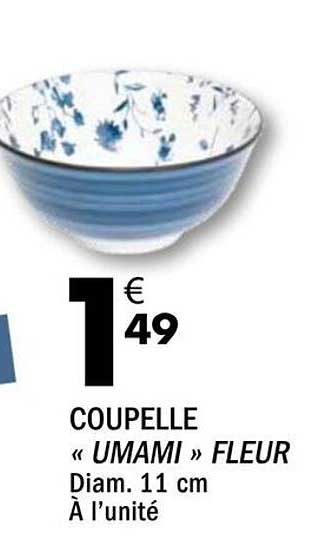 COUPELLE « UMAMI » FLEUR