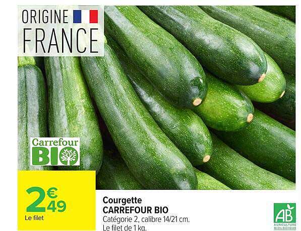Courgette CARREFOUR BIO