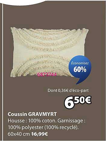 Coussin GRAVMYRT