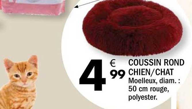 COUSSIN ROND CHIEN/CHAT
