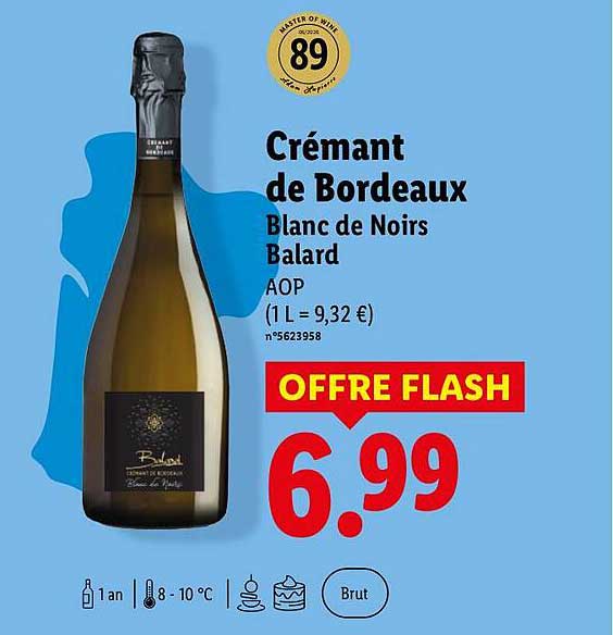 Crémant de Bordeaux Blanc de Noirs Ballard