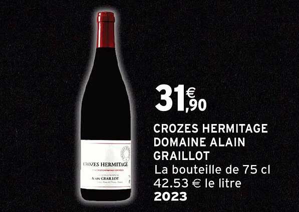 CROZES HERMITAGE DOMAINE ALAIN GRAILLOT