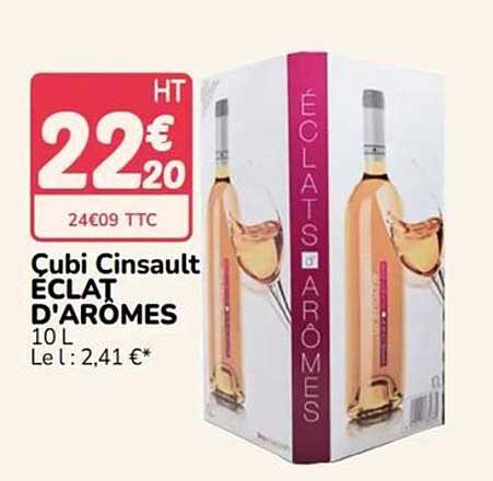 Cubi Cinsault ECLAT D'AROMES 10 L