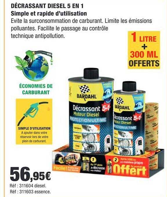 DÉCRASSANT DIESEL 5 EN 1