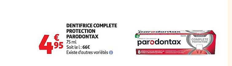 DENTIFRICE COMPLETE PROTECTION PARODONTAX