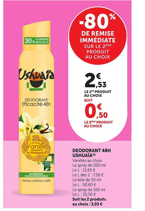 DEODORANT 48H USHUAÏA