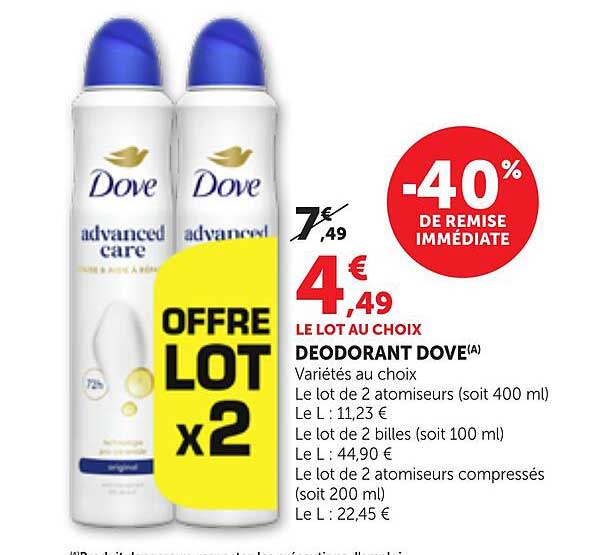 DEODORANT DOVE(A)