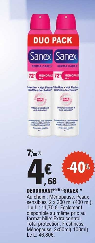 DEODORANT "SANEX"