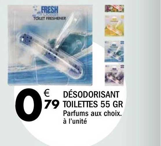 DÉSODORISANT TOILETTES 55 GR