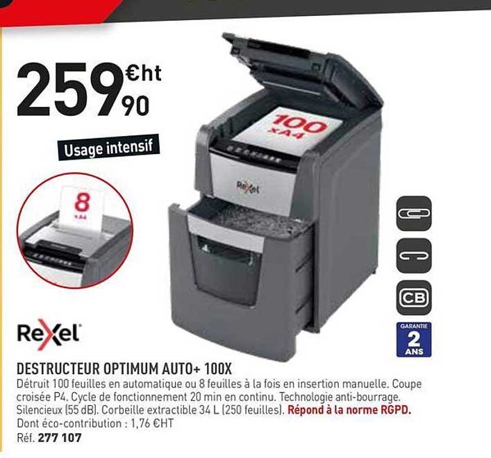 DESTRUCTEUR OPTIMUM AUTO+ 100X