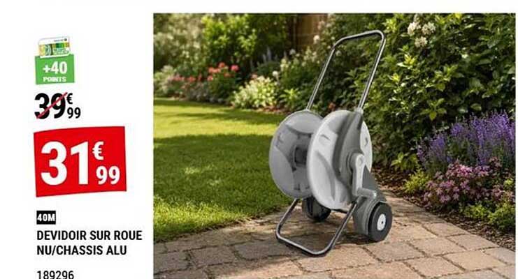DEVIDOIR SUR ROUE NU/CHASSIS ALU