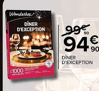 DÎNER D'EXCEPTION