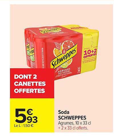 DONT 2 CANETTES OFFERTES
