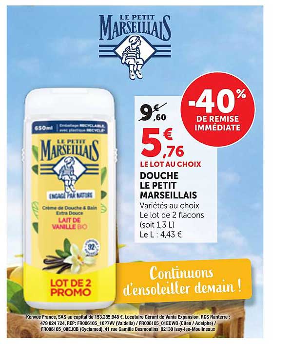 DOUCHE LE PETIT MARSEILLAIS
