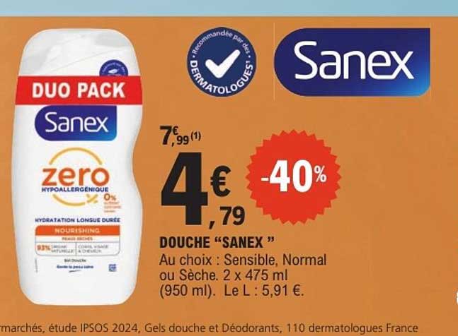 DOUCHE “SANEX”