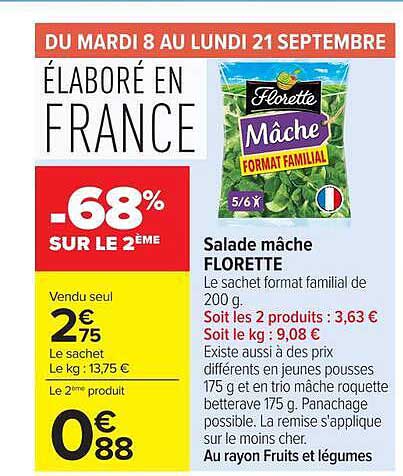 DU MARDI 8 AU LUNDI 21 SEPTEMBRE
