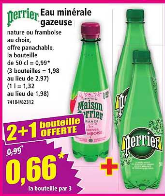 Eau minérale gazeuse