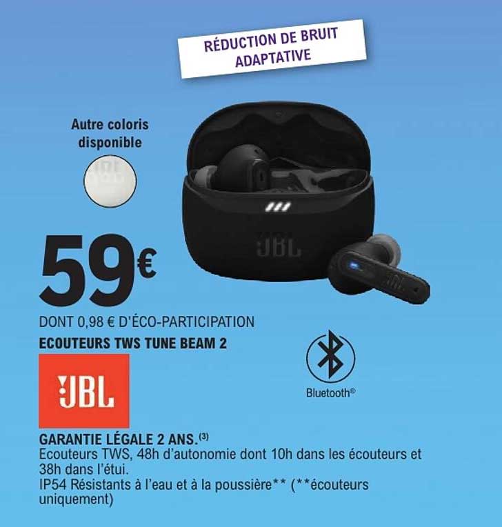 ECOUTEURS TWS TUNE BEAM 2