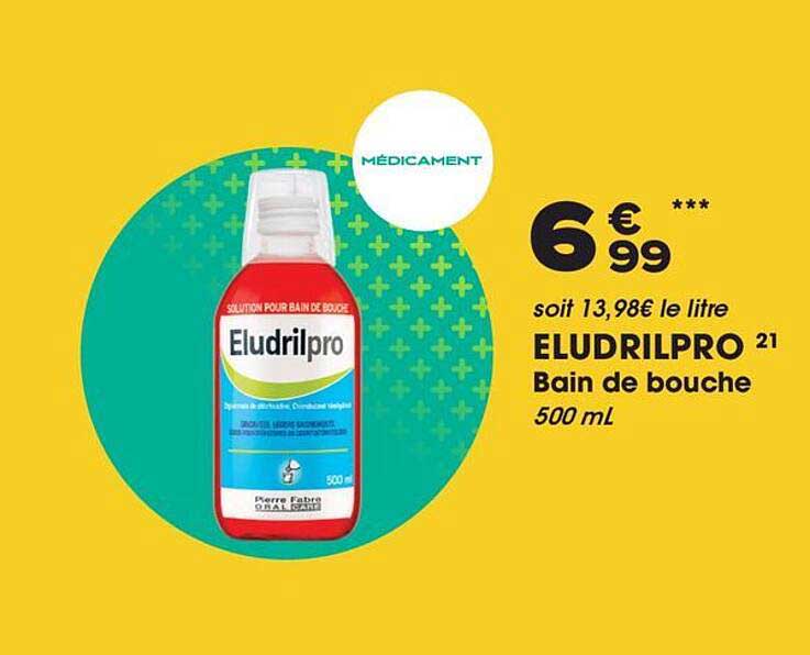 ELUDRILPRO 21 Bain de bouche 500 mL