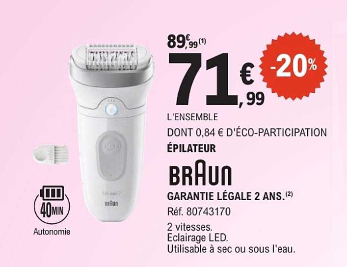 Épilateur BRAUN