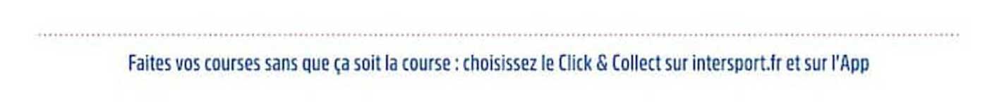Faites vos courses sans que ça soit la course : choisissez le Click & Collect sur intersport.fr et sur l'App