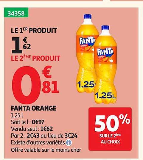 FANTA ORANGE 1.25 l