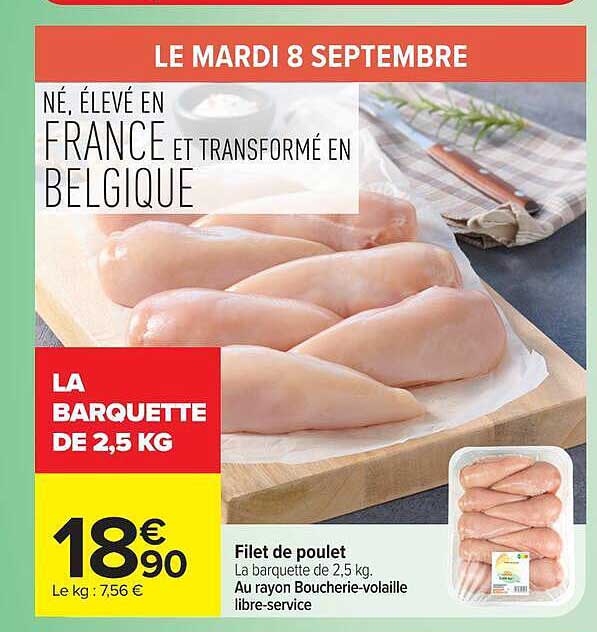Filet de poulet