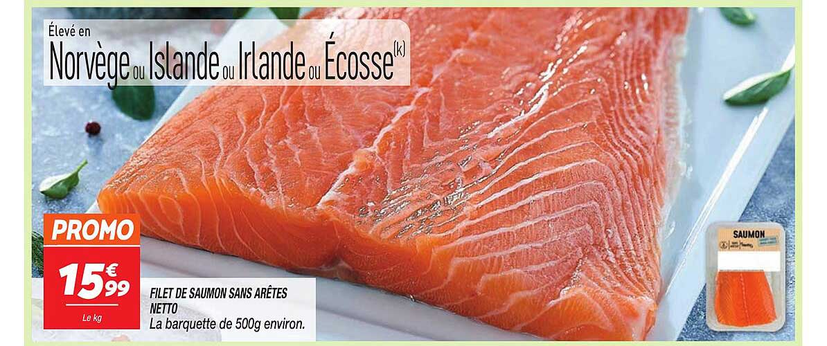 FILET DE SAUMON SANS ARÊTES NETTO