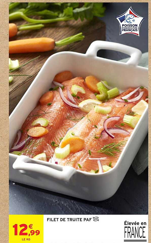FILET DE TRUITE PAF