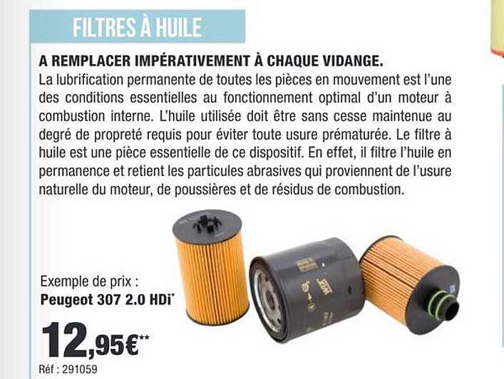 FILTRES À HUILE