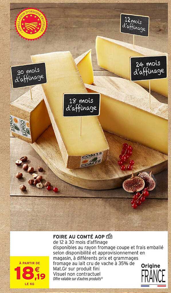 FOIRE AU COMTÉ AOP